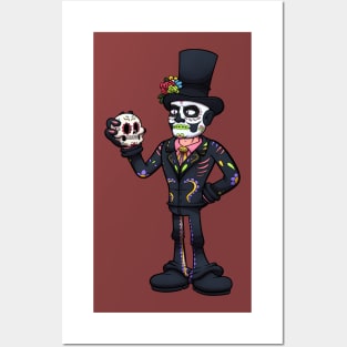 Sugar Skull Man Posters and Art